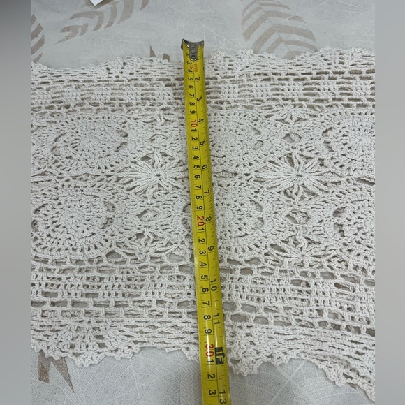 Handmade Crochet Lace Table Runner - Picture 2 of 3